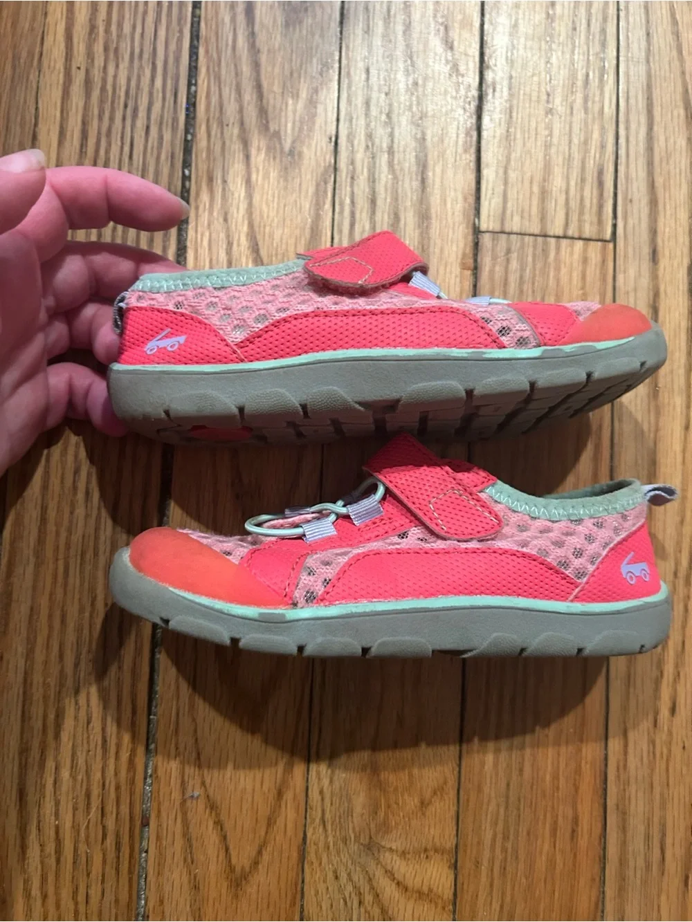 See Kai Run T11 Coral Pink Water Sneakers